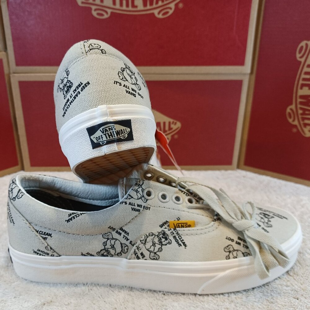 RARE VANS Men's 6.5/Women's 8 Authentic Keep Earth Clean Treat It Right
